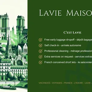 Apartamento Lavie Maison Parisian Aircon Gem, París